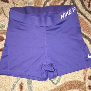 PURPLE NIKE SHORTS